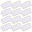 100 Pcs Bronzing Design Textured Table Tent Cards For Weddings 8