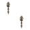 2Pcs Handmade Phurba Pestle Bronze Vajra Dorge Religious Supply 5