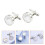 One Pair Copper Button Cufflinks For Shirt Cuffs 3