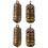 4 Pcs Pure Brass Buddhist Pendant Key Chain Om 5