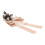 Beige Dames Strik Broche Met Metaal En Kant Design 10