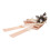Beige Dames Strik Broche Met Metaal En Kant Design 8