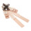 Beige Dames Strik Broche Met Metaal En Kant Design 6