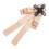 Beige Dames Strik Broche Met Metaal En Kant Design 9