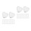 60 Pcs Heart Shaped Silicone Earring Backs For Women 5