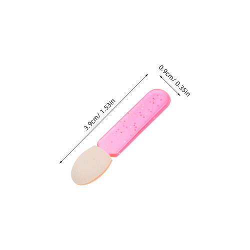 100Pcs Eyeshadow Applicator Brush With Latex Tips For Women 2