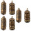 6 Pcs Pure Brass Buddhist Pendant Key Chain Om 7