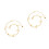 2 Pcs Double-Layer Durable Ankle Chain For Girls Golden 4