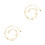 2 Pcs Double-Layer Durable Ankle Chain For Girls Golden 3