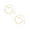 2 Pcs Double-Layer Durable Ankle Chain For Girls Golden 7