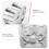 6 Pairs Sterling Silver Butterfly Earring Backs For Studs Heavy Earrings 6