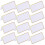 100 Pcs Bronzing Design Textured Table Tent Cards For Weddings 8