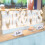 100 Pcs Bronzing Design Textured Table Tent Cards For Weddings 4