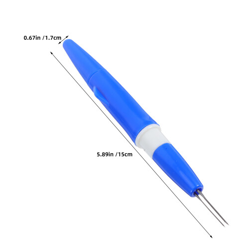 2Pcs Multi Needle Felting Tool With Holder For Wool Craft Beginners 2
