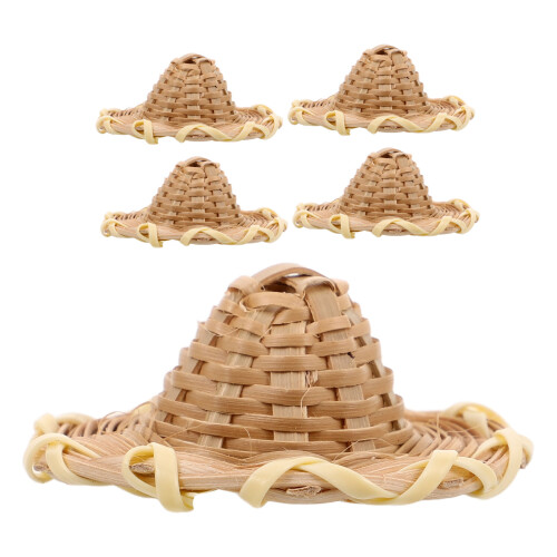 5 Miniatura In Rattan Per E Decorazioni