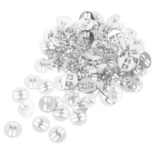 120 Stuks Candle Wick Holders - Ronde Metalen Basis Diy Decor