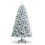 Costway 6 FT Snow Flocked Christmas Tree 600 Branch Tips Hinged Xmas Tree 1