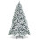 Costway 7.5 FT Snow Flocked Christmas Tree 1010 Branch Tips Hinged Xmas Tree 4