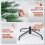 Costway 5 FT Pre-lit Snowy Christmas Tree With 150 Multi-colour Lights 280 Tips 8