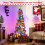 Costway 5 FT Pre-lit Snowy Christmas Tree With 150 Multi-colour Lights 280 Tips 5