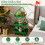 Costway 3-Tier Rolling Cart Metal Christmas Tree Shape Side End Table Nightstand 7