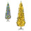 Costway 6 FT Pre-lit Snowy Christmas Tree With 250 Multi-colour Lights 368 Tips 1