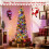 Costway 6 FT Pre-lit Snowy Christmas Tree With 250 Multi-colour Lights 368 Tips 5