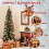 Costway 6 FT Pre-lit Snowy Christmas Tree With 250 Multi-colour Lights 368 Tips 9
