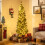 Costway 6 FT Pre-lit Snowy Christmas Tree With 250 Multi-colour Lights 368 Tips 4