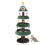Costway Tall Christmas Cat Tree 4-tier Kitten Tower With 3 Plush Platforms 1