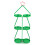 Costway 3-Tier Christmas Plant Stand Tree-Shaped Storage Shelves Side Table 11