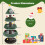 Costway Tall Christmas Cat Tree 4-tier Kitten Tower With 3 Plush Platforms 2