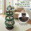Costway Tall Christmas Cat Tree 4-tier Kitten Tower With 3 Plush Platforms 7