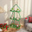 Costway 3-Tier Christmas Plant Stand Tree-Shaped Storage Shelves Side Table 8