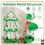 Costway 3-Tier Christmas Plant Stand Tree-Shaped Storage Shelves Side Table 6