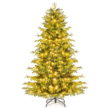 6 FT Pre-lit Artificial Christmas Tree With 746 Branch Tips 270 Lights