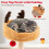 Costway 80 CM Christmas Cat Tree With Bed Cat Tower With Sisal Scratching Post 7