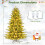Costway 6 FT Pre-lit Artificial Christmas Tree With 746 Branch Tips 270 Lights 2