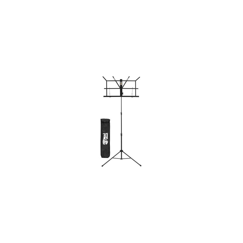 Mad About Black Folding Music Stand By - Easy Folding Portable Stand
