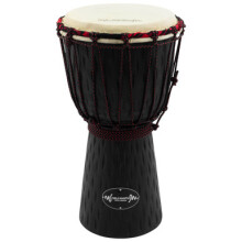 World Rhythm 7 Inch Djembe Drum -Wooden Mahogany African Hand Drum -