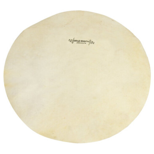 World Rhythm 9" White Goat Skin for Djembe Drum Head