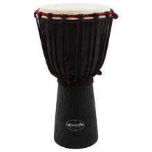 World Rhythm 9 Inch Djembe Drum -Wooden Mahogany African Hand Drum -