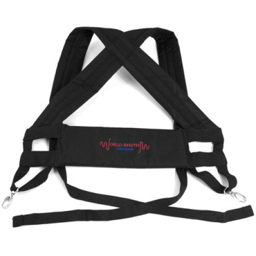World Rhythm Djembe Drum Harness - Padded Carry Straps