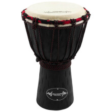 World Rhythm 6 Inch Djembe Drum -Wooden Mahogany African Hand Drum -