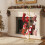 Costway Christmas Stocking Holder Stand 121cm Display Tree 16 Hanging Hooks 1