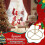Costway Christmas Stocking Holder Stand 121cm Display Tree 16 Hanging Hooks 6