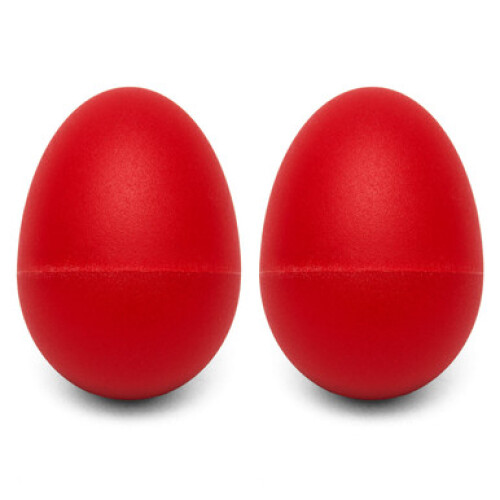 Tiger Egg Shakers, Plastic Percussion Maracas Musical Shakers - Red, 1