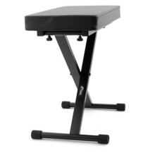 Tiger PST7-BK Keyboard Bench - Adjustable Piano Stool with 4 Height