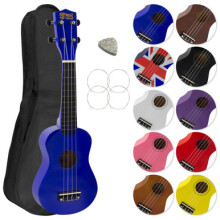 Mad About Soprano Beginners Ukulele with Bag, Pick & Carbon Strings -