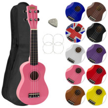 Mad About Soprano Beginners Ukulele with Bag, Pick & Carbon Strings -